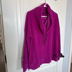 Calvin Klein performance Cowell neck fleece sweatshirt